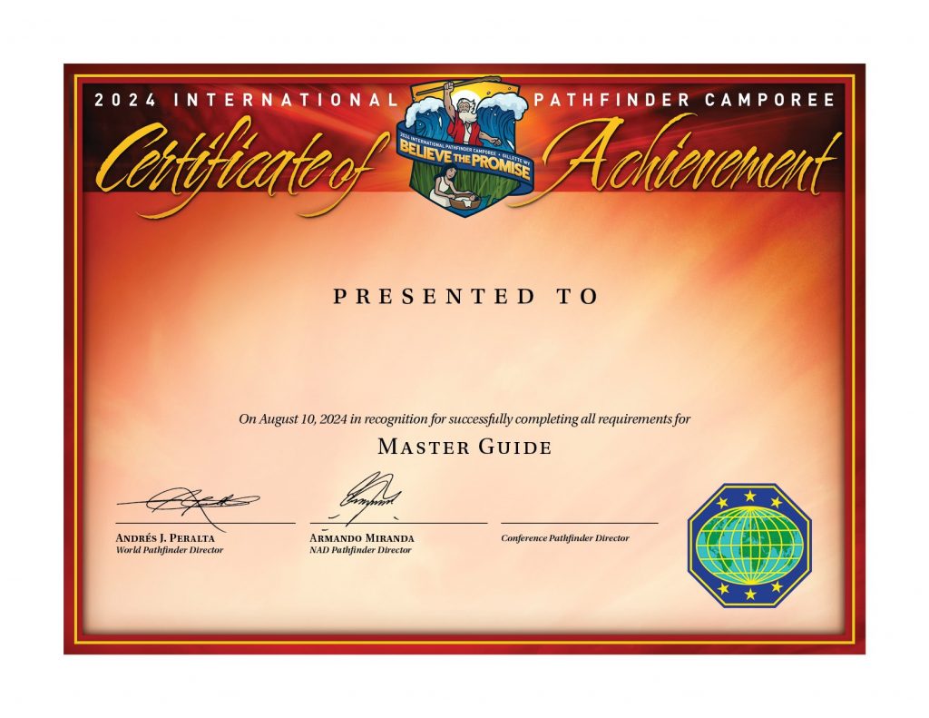 MG Certificate