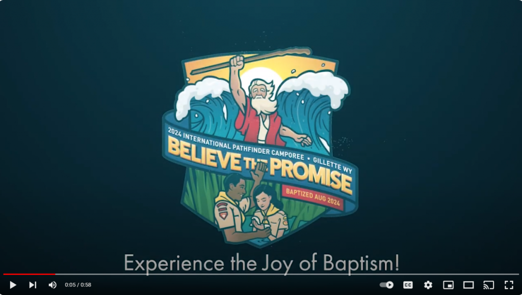 Baptism Promo Video Image 1.23.24